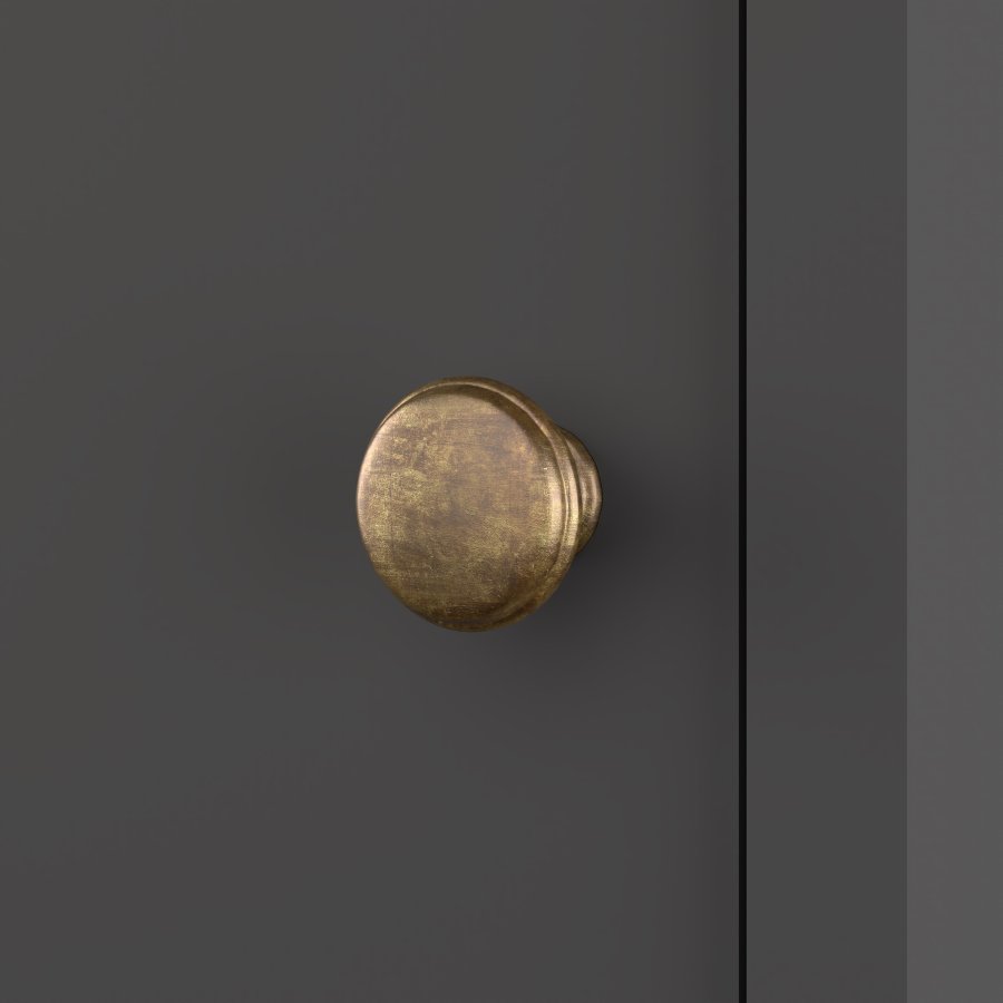 TVILUM Paris Nachttisch, m. 1 Tür, 1 Schublade, 1 Regal - mattgraue Folie/Spanplatte (43,6x40)