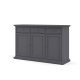 TVILUM Paris Sideboard 3 Türen + 3 Schubladen - ParcelMatt Grey Matt Grey