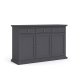 TVILUM Paris Sideboard 3 Türen + 3 Schubladen - ParcelMatt Grey Matt Grey