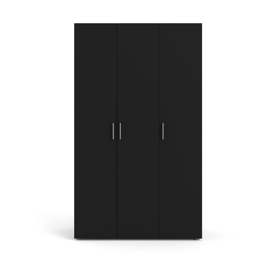 TVILUM Pepe Kleiderschrank 3 Türen - ParcelMatt Black Matt Black