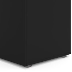 TVILUM Pepe Garderobeskab 3 lgerr - ParcelMatt Black Matt Black