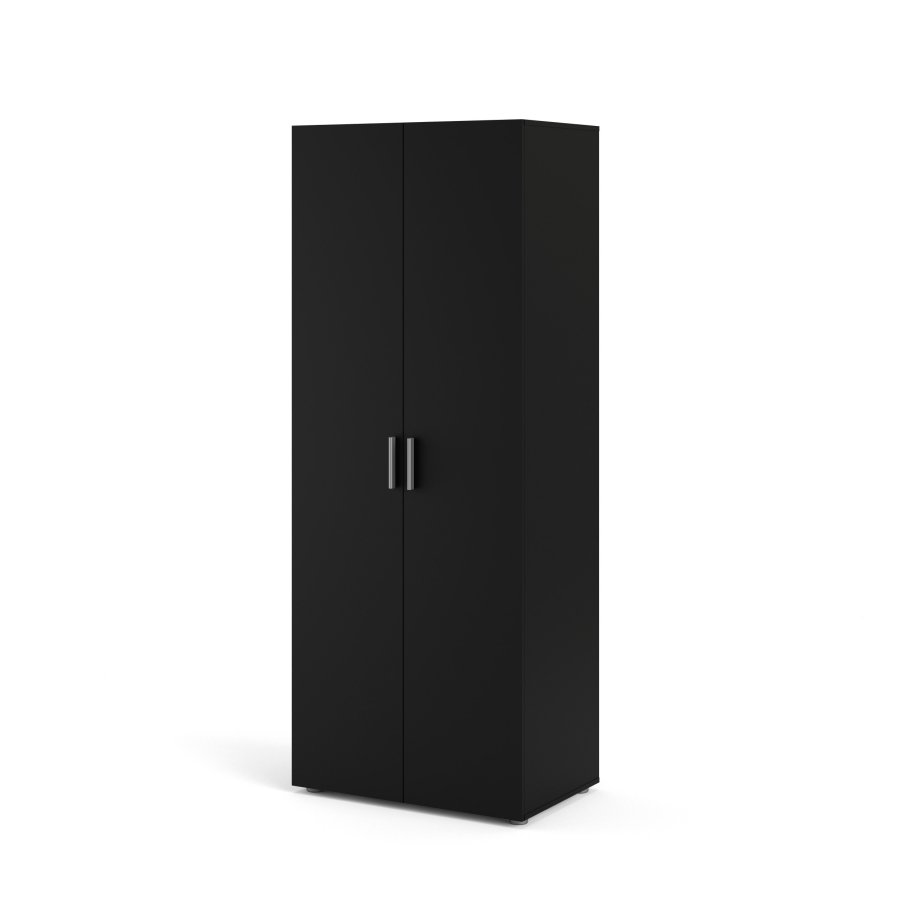 TVILUM Pepe Kleiderschrank 2 Türen - ParcelMatt Black Matt Black