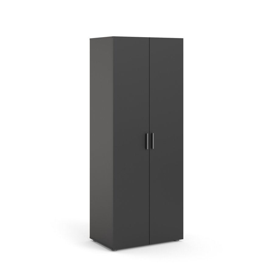 TVILUM Pepe Kleiderschrank 2 Türen - ParcelMatt Black Matt Black