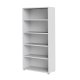 TVILUM Prima Bücherregal mit 4 Regalen – ParcelWhite (H: 186 cm x 89,2 cm x 40,1 cm)