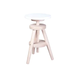 Manis-H Drehstuhl mit Buchenholzgestell � Sitzfl�che: � 30 cm, H�he: verstellbar von 50�70 cm