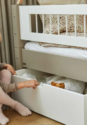 Manis-H Mimer Enkels�ng med ribbor och l�dor - 160 cm - 90x160