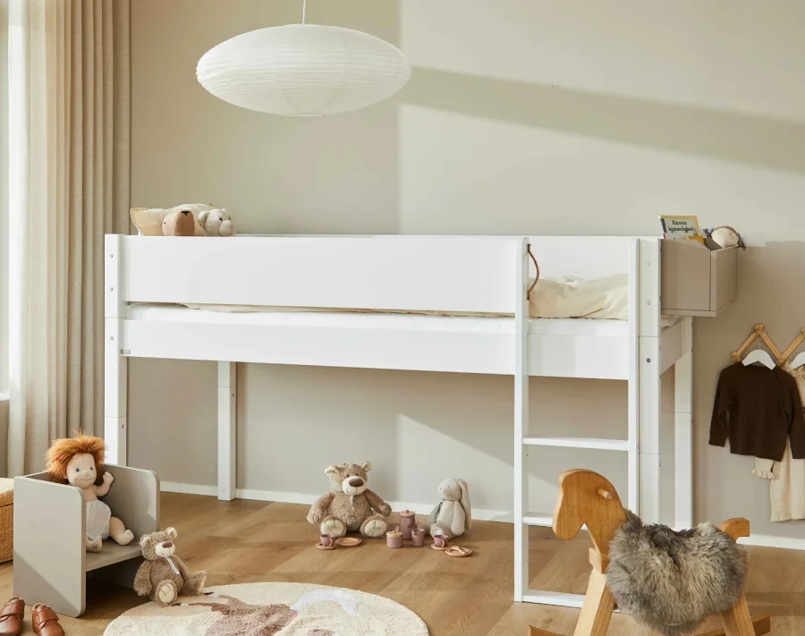 Manis-H Frej Halvh&ouml;g s&auml;ng med designs&auml;nggrind - 200 cm - 90x200