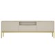 
KOCOT Austin tv-skap - beige og gull, mdf og metall
