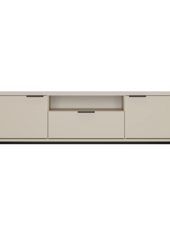 KOCOT Austin TV-Schrank 175 Kaschmir & Schwarz