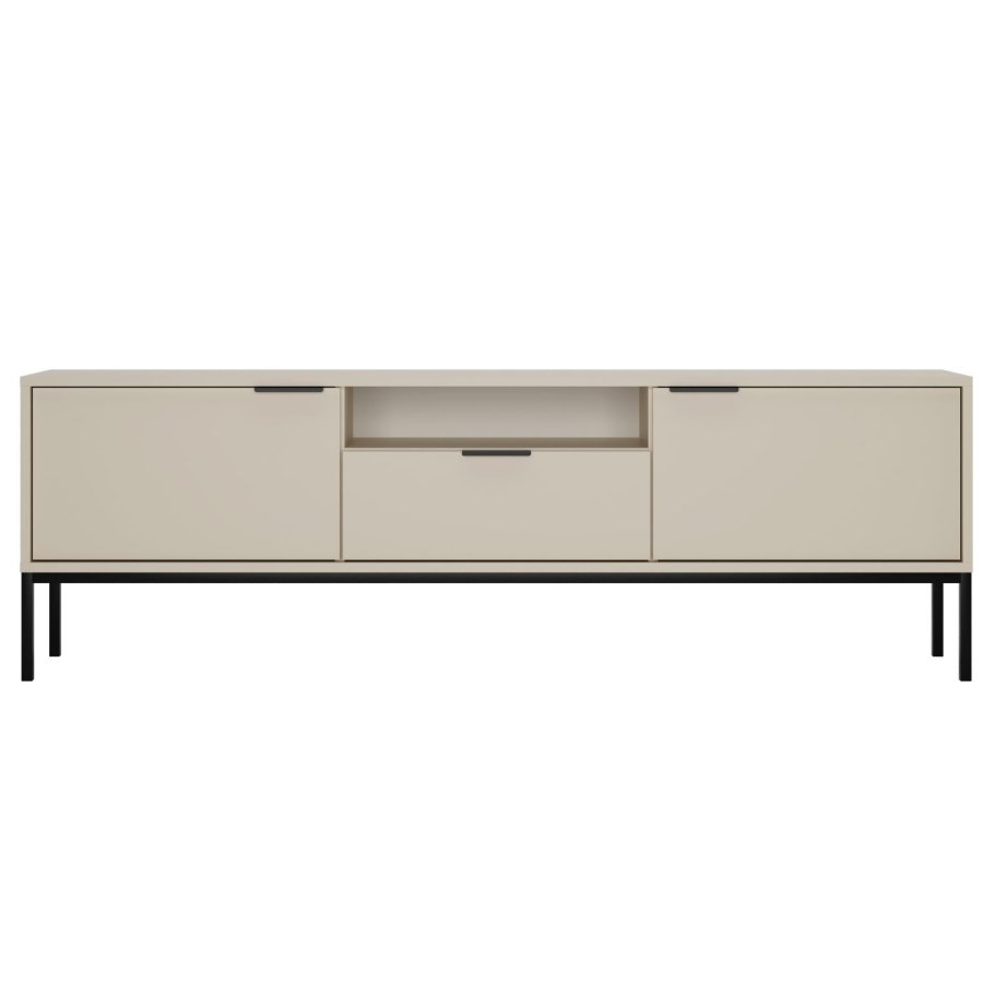 KOCOT Austin TV-Schrank 175 Kaschmir & Schwarz