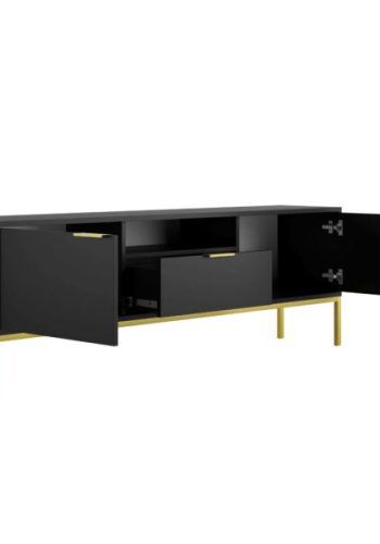 KOCOT Austin TV-Schrank 175 Austin schwarz & gold
