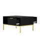 KOCOT Austin Couchtisch 80 Austin schwarz & gold