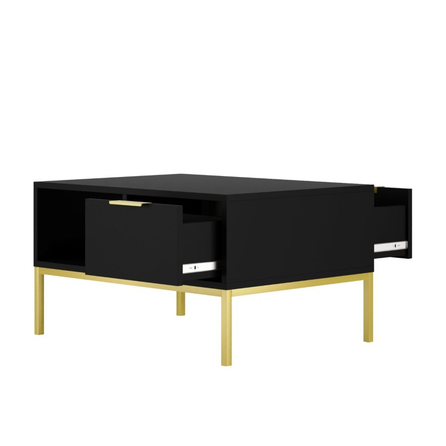 KOCOT Austin Couchtisch 80 Austin schwarz & gold