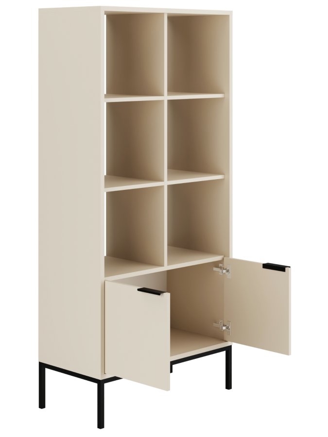 KOCOT Austin Bcherregal Kaschmir & Schwarz