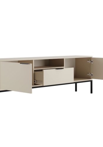 KOCOT Austin TV-Schrank 175 Kaschmir & Schwarz