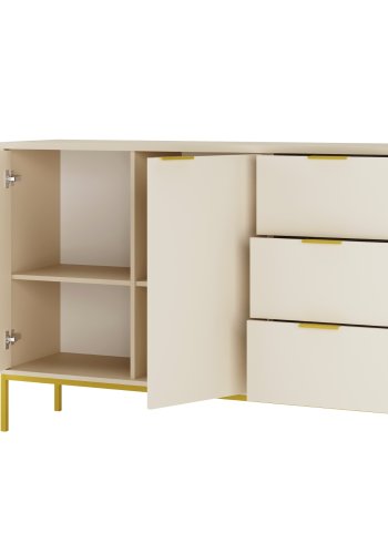 KOCOT Austin Kommode Austin Kaschmir & Gold