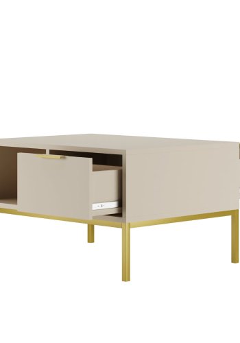 KOCOT Austin Couchtisch 80 Austin Kaschmir & Gold
