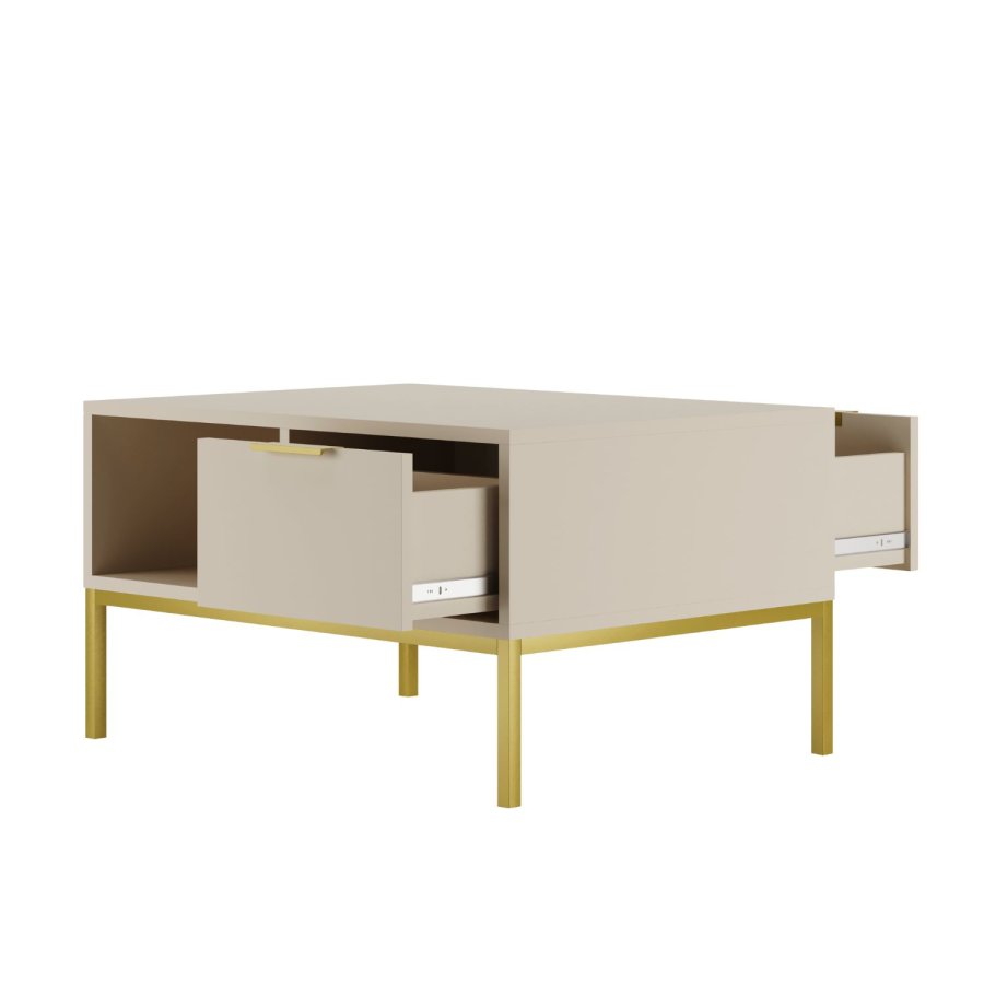 KOCOT Austin Couchtisch 80 Austin Kaschmir & Gold
