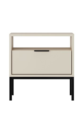 KOCOT Austin Nachttisch Kaschmir & Schwarz