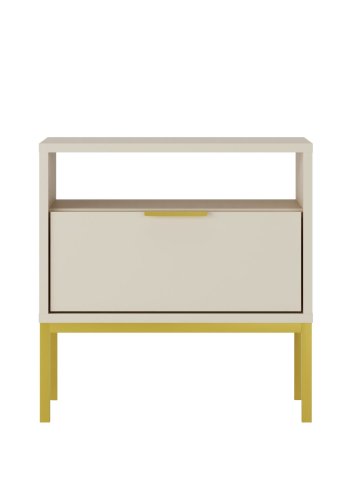 KOCOT Austin Nachttisch Austin Kaschmir & Gold