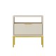 KOCOT Austin Nachttisch Austin Kaschmir & Gold