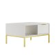 KOCOT Austin Couchtisch 80 Wei & Gold
