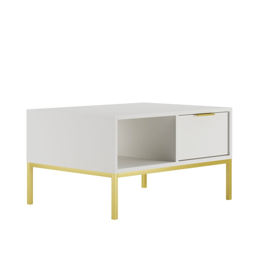 KOCOT Austin Couchtisch 100 Wei & Gold