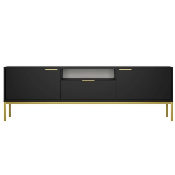 KOCOT Austin TV-Schrank 175 Austin schwarz & gold