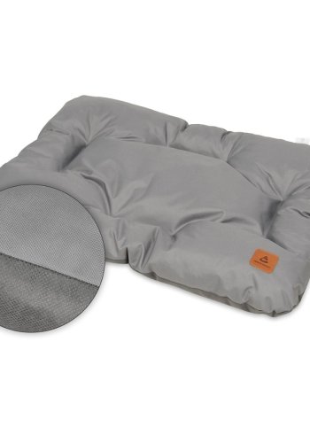 ANIMOOD Mort hundeseng, rektangulr - gr wigofil (93x73)