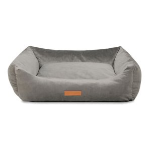 ANIMOOD Alex hundeseng, rektangulr - gr fljl stof (69x57)