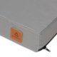 ANIMOOD Melman orthopädisches Hundebett, rechteckig - graues Wigofil (74x45)