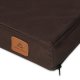 ANIMOOD Melman orthopädisches Hundebett, rechteckig - braunes Wigofil (122x76)