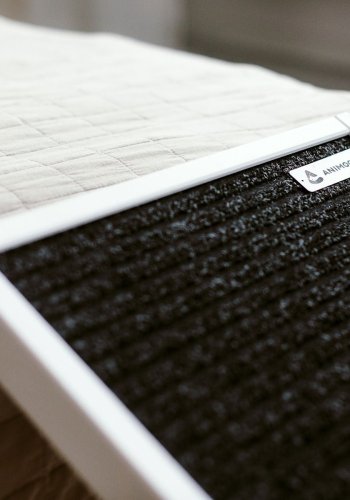 ANIMOD Skipperrampe for hunder, justerbar i 4 hyder - hvit furu