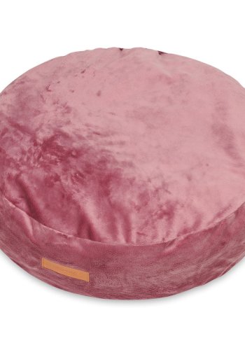 ANIMOOD Molly-puff for kjledyr, rund - rd flyelsstoff (67)