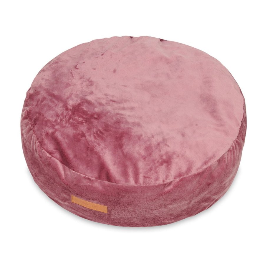 ANIMOOD Molly-puff for kjledyr, rund - rd flyelsstoff (67)