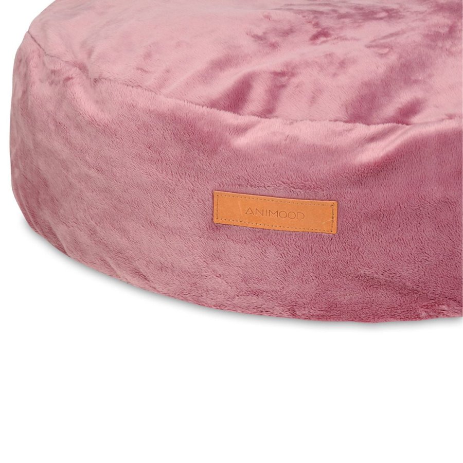 ANIMOOD Molly-puff for kjledyr, rund - rd flyelsstoff (67)