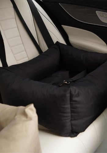 ANIMOOD Julian Haustier-Autositz, rechteckig - schwarz (56x51) 