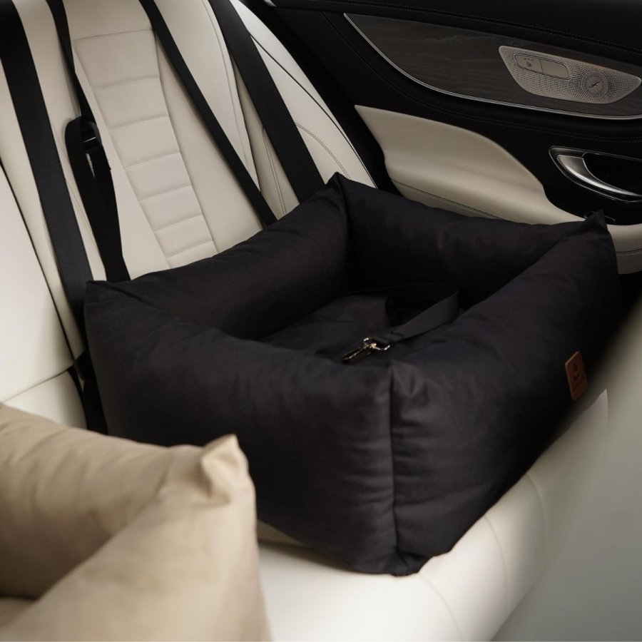 ANIMOOD Julian Haustier-Autositz, rechteckig - schwarz (56x51) 