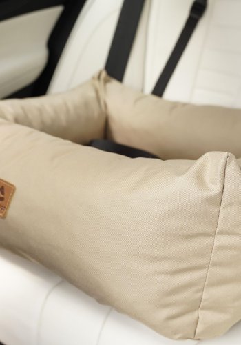 ANIMOOD Julian Haustier-Autositz, rechteckig - braun (56x51)