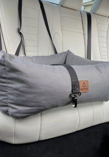 ANIMOOD Julian Haustier-Autositz, rechteckig - grau (56x51)