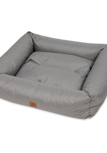 ANIMOOD Maurice Hundebett, rechteckig - Grau und Wigofil (80x71)