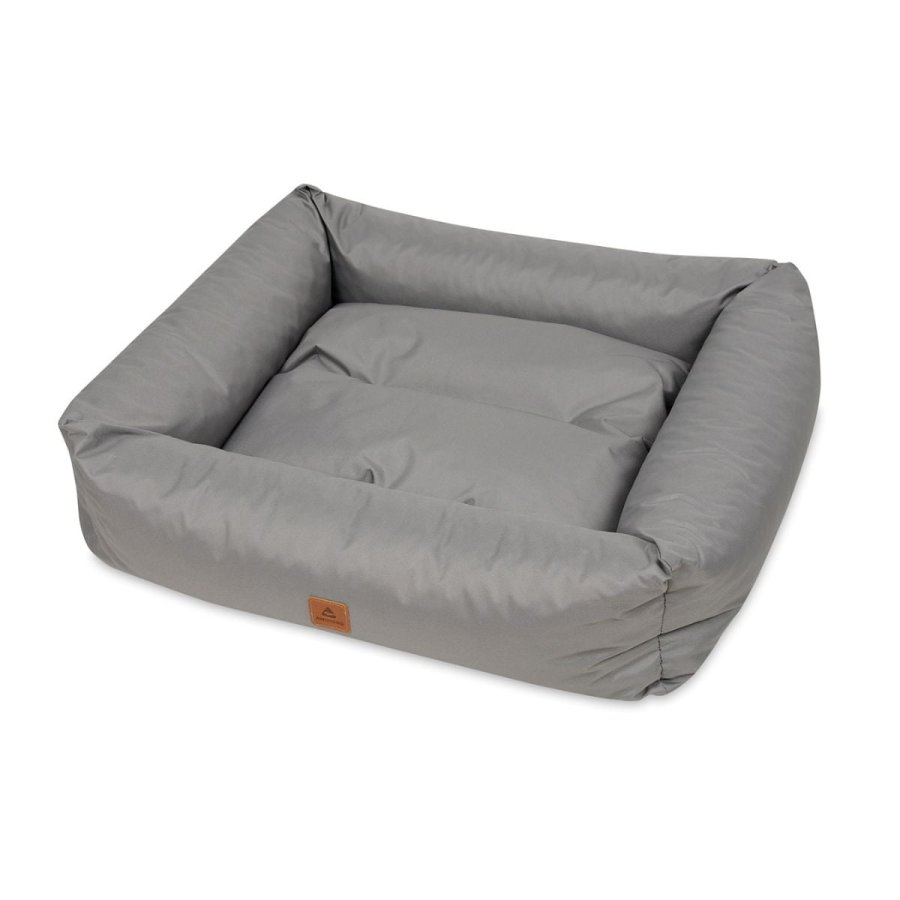 ANIMOOD Maurice Hundebett, rechteckig - Grau und Wigofil (80x71)