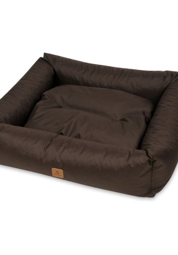 ANIMOOD Maurice Hundebett, rechteckig - Braun und Wigofil (61x70)