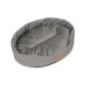 ANIMOOD Mia hundeseng, oval - gr flyelsstoff (72x61)