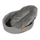 ANIMOOD Mia hundeseng, oval - gr flyelsstoff (72x61)