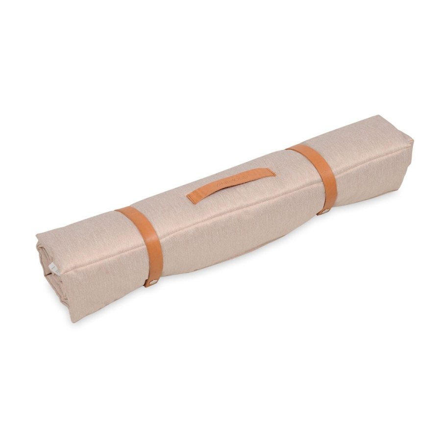 ANIMOOD Luna Rollbare Haustiermatte, rechteckig - beiger Stoff (100x60)