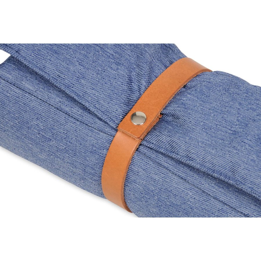 ANIMOOD Luna rullemtte til kledyr, rektangulr - bl stof (100x60)