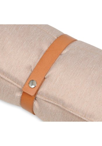 ANIMOOD Luna Rollbare Haustiermatte, rechteckig - beiger Stoff (100x60)