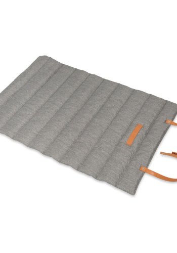 ANIMOOD Luna pet rullematte, rektangulr - grtt stoff (100x60)