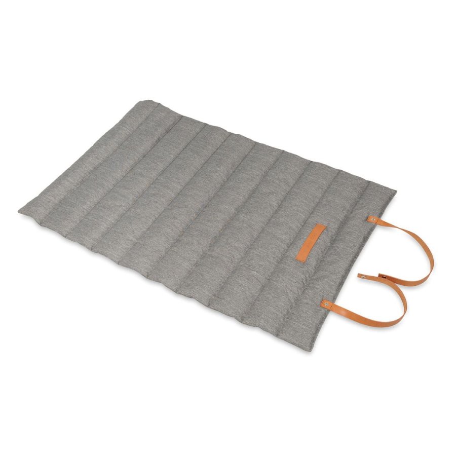 ANIMOOD Luna pet rullematte, rektangulr - grtt stoff (100x60)